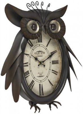 owl wall clock